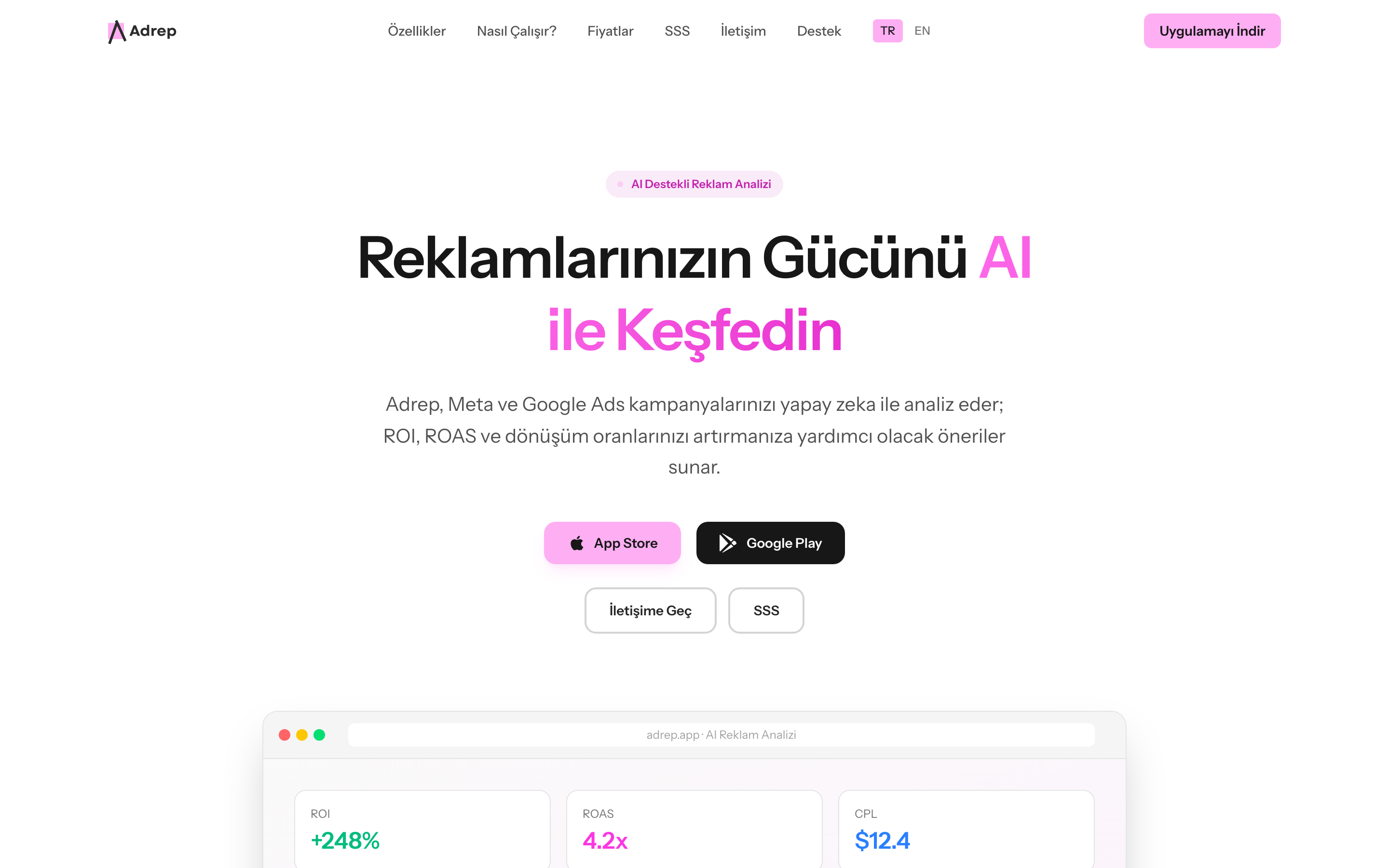 Adrep AI — product screenshot