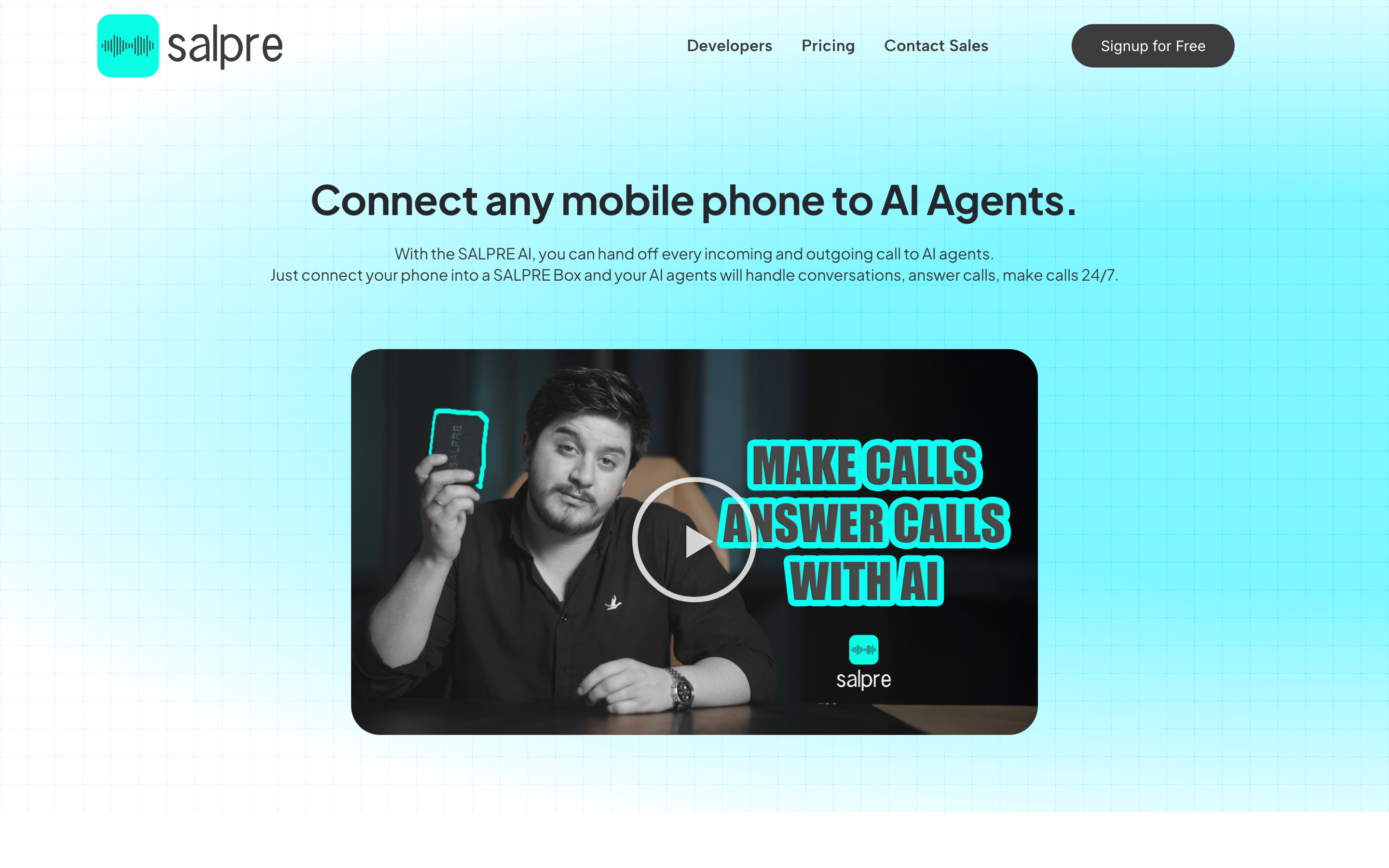 Salpre AI — product screenshot