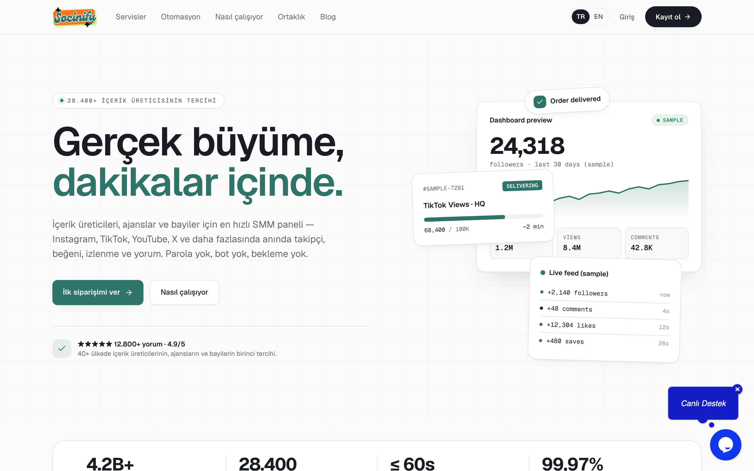 Socinify — product screenshot